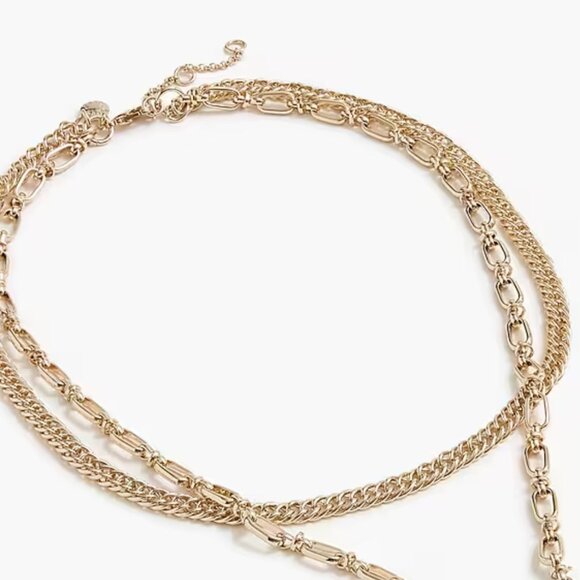 J. Crew Factory Jewelry - J. Crew Gold layering pendant necklace